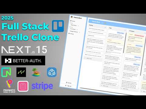 Build a Full Stack Trello Clone using Nextjs, Shadcn, Drizzle, Neon, tRPC, Tanstack Query | Part 1