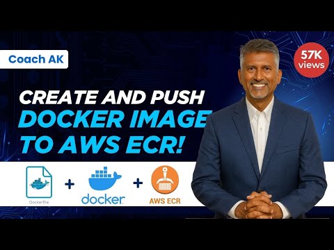 How to Create Docker image & push Image into Amazon ECR | How to setup Docker Registry in Amazon ECR