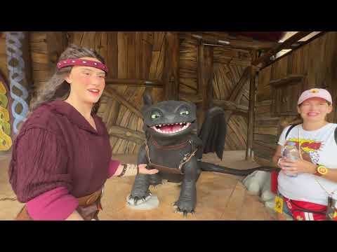 Let’s meet Toothless twice at Epic Universe Isle of Berk