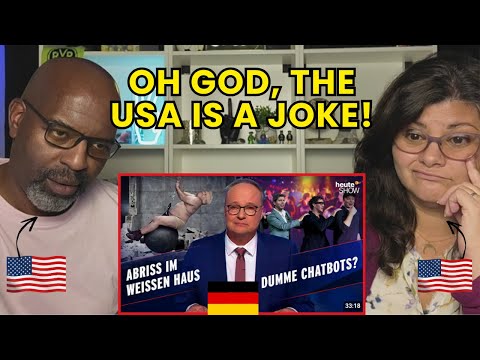 Americans React to The Heute-Show | Trump in Asia! | How Embarrassing!