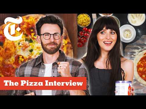 Chris Evans and Dakota Johnson: The Pizza Interview | NYT Cooking