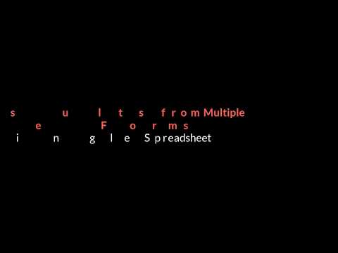 Combining Multiple Google Forms Results into a Single Spreadsheet with Separate Tabs