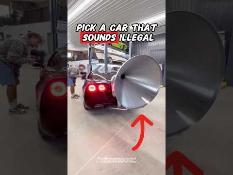 Pick a Car That Sounds Illegal 😈🔊 #shorts #automobile #car #exhaust