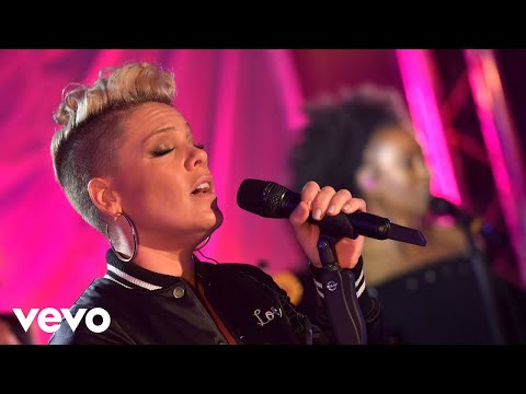 P!nk - What About Us in the Live lounge