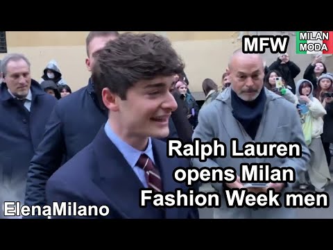 Ralph Lauren opens Milan Fashion Week Men 16/01/26 ๐ฎ๐น #italy #milan #mfw