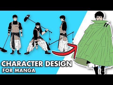 How I Designed My Own Manga Characters From Scratch (in one week)