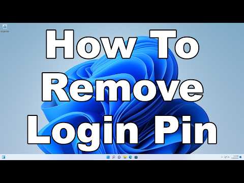 How To Remove / Disable Windows 11 Sign-in Pin | A Quick & Easy Guide