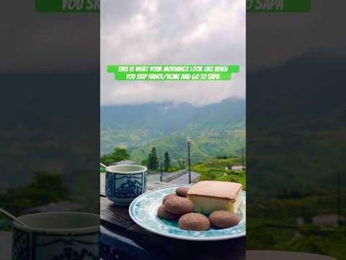 Mornings in Sapa 🌱⛰️#sapa #vietnam #couplevlog #travel #trending #budgettravel #peace #aesthetic