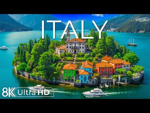 Italy 8K | Golden Hills, Ancient Cities & The Timeless Soul of the Mediterranean | Nature’s Wonder