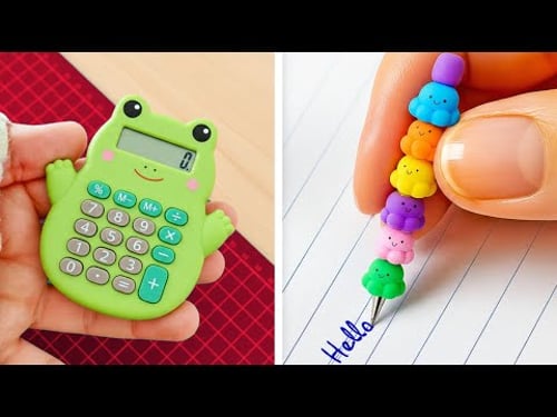 Cute Mini School Supplies DIY β¨ Fun Back to School Ideas
