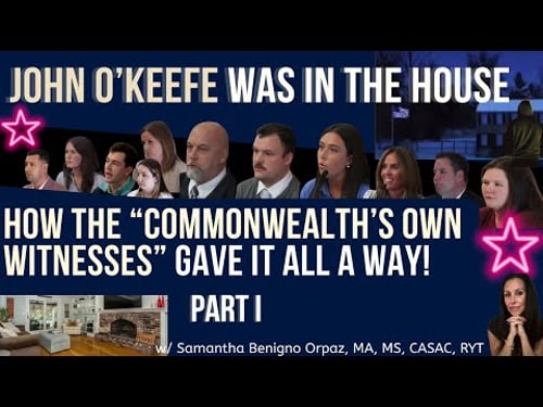 JOHN O'KEEFE WAS IN THAT HOUSE! HOW I FIGURED IT OUT a 3 Part Series. P1.