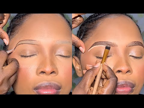 HOW TO DRAW MY SIGNATURE EYEBROW. A must watch💯🔥