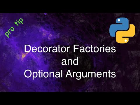 Python Tips and Tricks: Decorator Factories and Optional Arguments