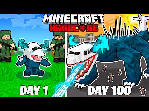 I Survived 100 Days as SCULK INFECTED SKY in HARDCORE Minecraft