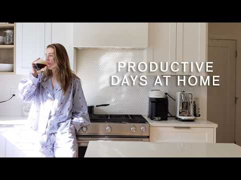 productive days at home ๐ธ๐ช๐ป spring challenge, workouts, new clothing, prep