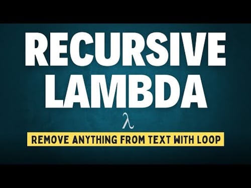 Excel RECURSIVE Lambda - Create loops with ZERO coding! | Learn Ms-Excel
