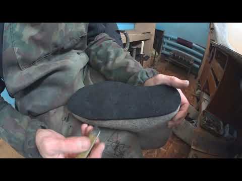 ПОДШИВКА ВАЛЕНОК (как я это делаю с помощью...)