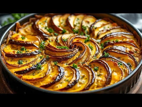 Einfaches und leckeres Abendessen in 10 Minuten: Kartoffeln und Aubergine – einfach der Hammer!