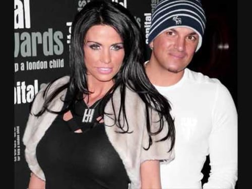 Peter Andre and Jordan studio outtake