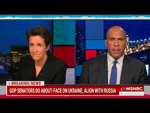 Senator Cory Booker Responds to Trump's Belittlement of President Zelenskyy on Rachel Maddow