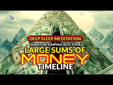 Deep Sleep Meditation - Quantum Jumping Into Your Large Sums Of Money Timeline