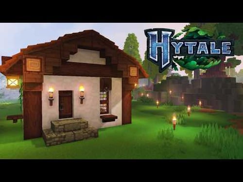 Building The PERFECT Starter House in Hytale!