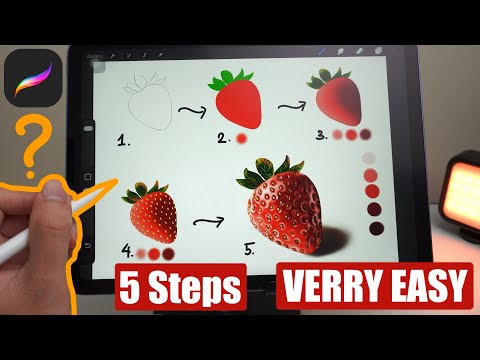 Strawberry Drawing Chellenge - Make It Look Real!