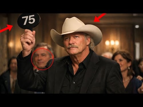 They laughed when Alan Jackson entered the auction… until he made an overwhelming bid that silenced.