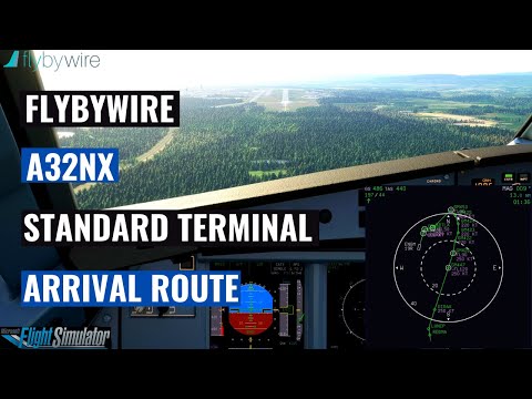 A32nx | How To Fly A Standard Terminal Arrival Route | STAR