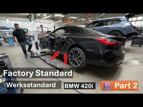 BMW Rear Panel Repair – Part 2 | OEM Welding & Adhesive)