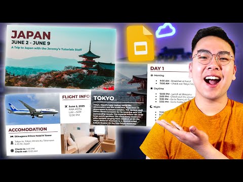 How to Make a TRAVEL ITINERARY in Google Slides (Work & Family Trips!)
