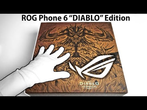 ROG Phone 6 DIABLO IMMORTAL Special Edition Unboxing...