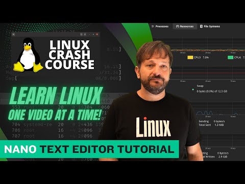 Linux Crash Course - nano (command-line text editor)