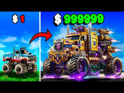 $1 to $1,000,000 TRANSFORMER Monster Truck in GTA 5