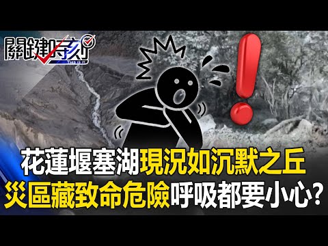 花蓮堰塞湖現況如「沉默之丘」 災區潛藏致命危險連呼吸都要小心!?【關鍵時刻】張炤和 姚惠珍 林裕豐 姚惠珍 @ebcCTime
