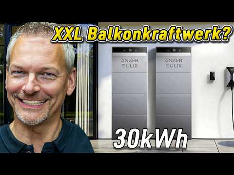 30kWh Balkonkraftwerk Alternative? ANKER SOLIX X1 & V1 - FAZIT vom Elektriker