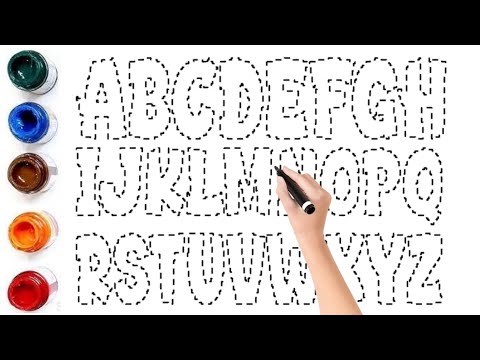 ABC Drawing and Coloring for Kids | Learn Alphabet A to Z | Kids Entertainment and Drawing