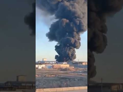 Major fire at petrochemical plant in Iran