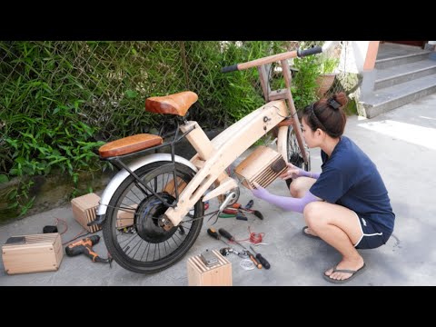 Is It Possible to Build an Electric Bicycle Out of Wood Using Simple Materials in 24 Hours?