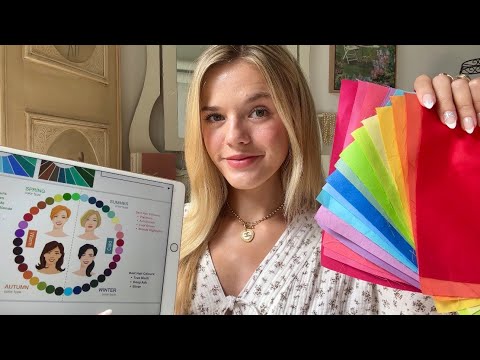 ASMR Colour Analysis Roleplay π (gentle soft spoken personal attention)