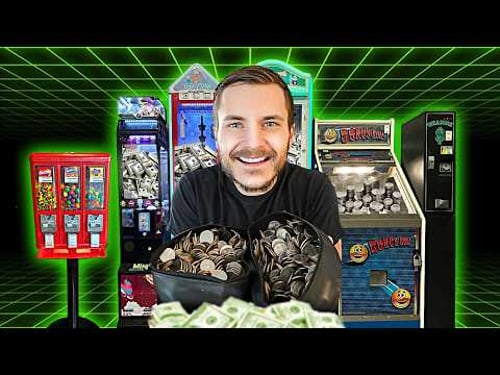 Collecting OVER $700 From Our Mini ARCADE!