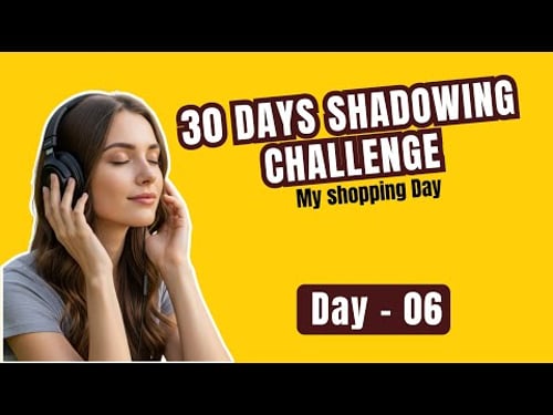 English Shadowing Challenge Day 06 | Learn English Through Shadowing |