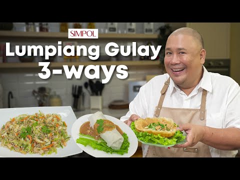 Must-Try Lumpiang Gulay 3-Ways Recipe | Chef Tatung
