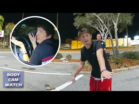 Officers Amazingly Keep Straight Faces During this Arrest