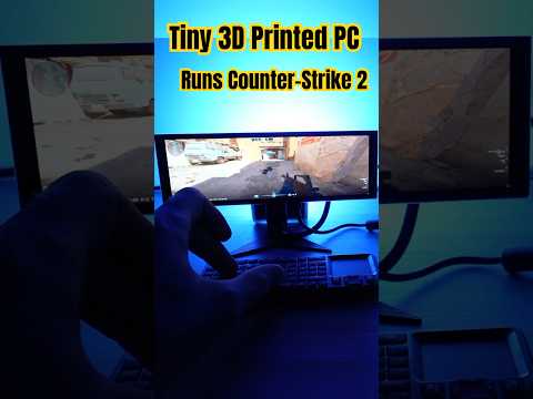 This Tiny 3D-Printed Gaming PC Actually Runs Counter-Strike! #radxa #3dprinting #techtok #bambulab