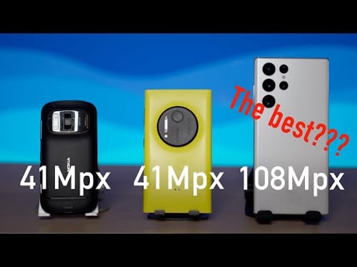 Legendary Nokia 808 & Lumia 1020 vs Galaxy S22 Ultra