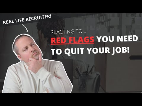 Red Flags That You Desperately Need To Quit Your Job (MY REACTION)