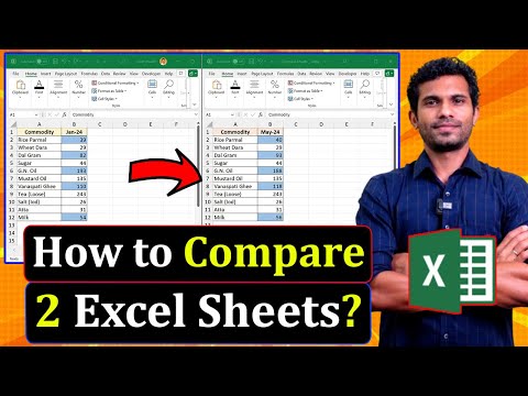 How to Compare Two Excel Sheets and find differences