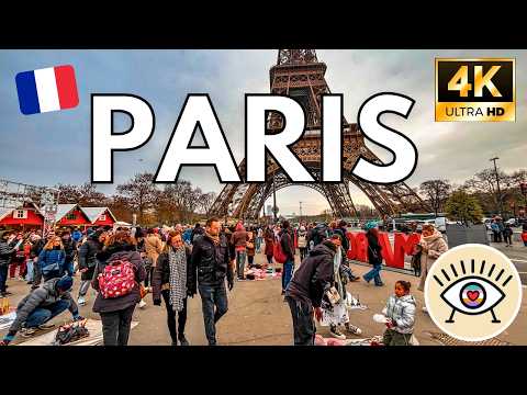PARIS walking tour | THIS is what you'll EXPERIENCE if you visit Paris at Christmas!