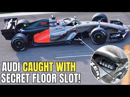 Audi CAUGHT Hiding "SECRET" Floor Slot in Testing on R26! | F1 2026